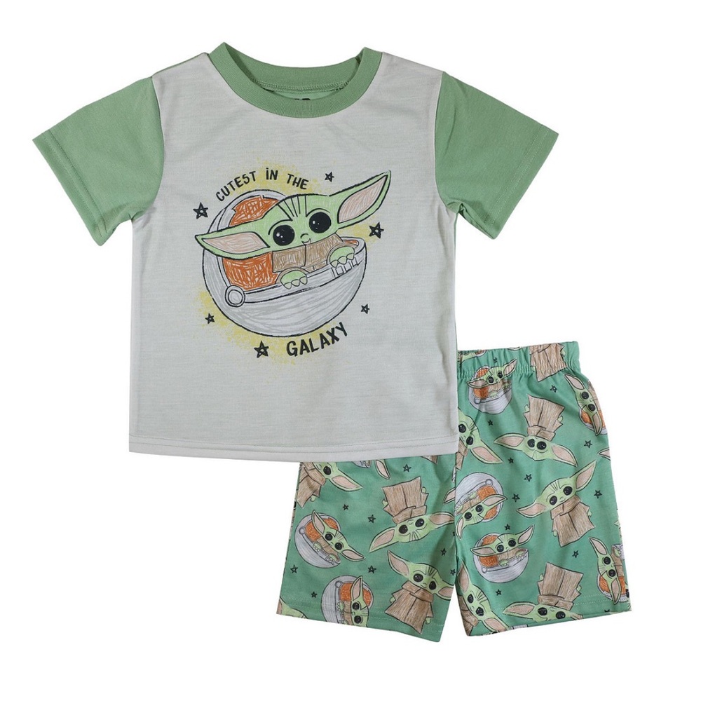 Star Wars - Grogu Toddler Pajama Short Set, Size 2T - NWT